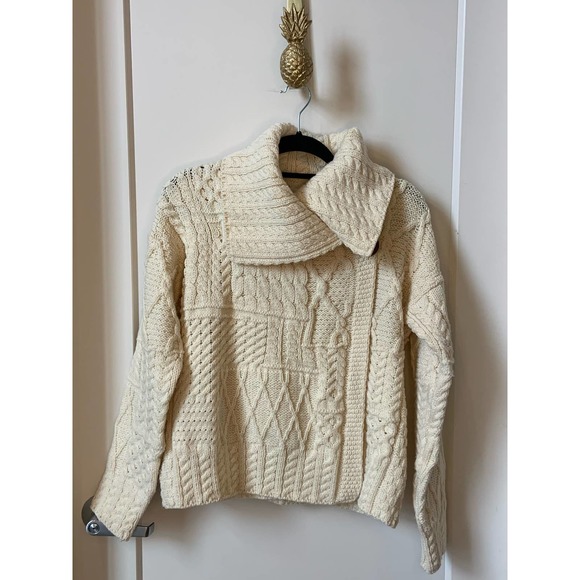 Carraig Donn Sweaters - Carraig Donn Irish Wool Sweater Size Medium